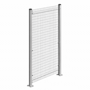 Panneau grillagé BlueGuard en acier inoxydable AISI 304L — maille hygiénique 32×68 mm, structure ouverte pour lavage fréquent et environnements agroalimentaires.