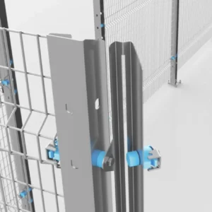 Angle variable pour cloison grillagée Inox BlueGuard