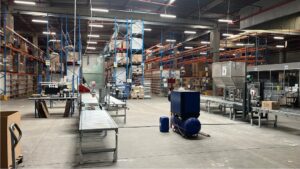 Aménagement d’une zone de colisage dans un entrepôt logistique