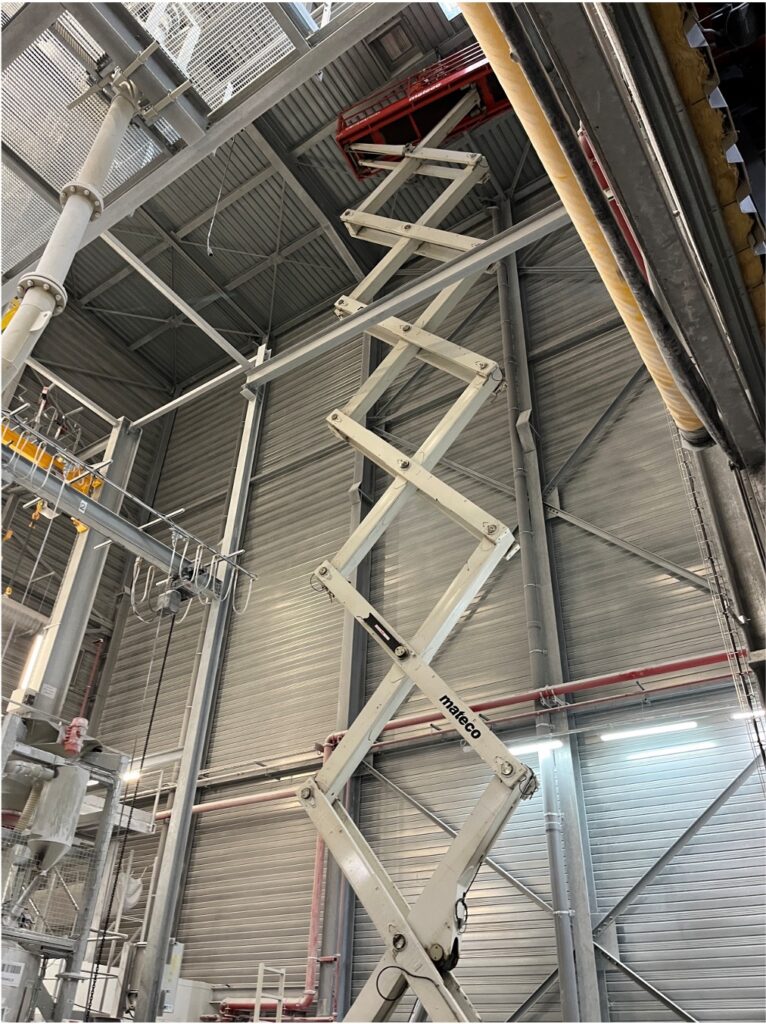 Installation d’un monorail industriel pour manutention de charges