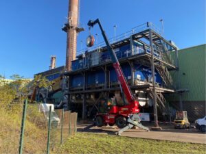 Remplacement de tuyauteries de dépoussiérage sur installation industrielle